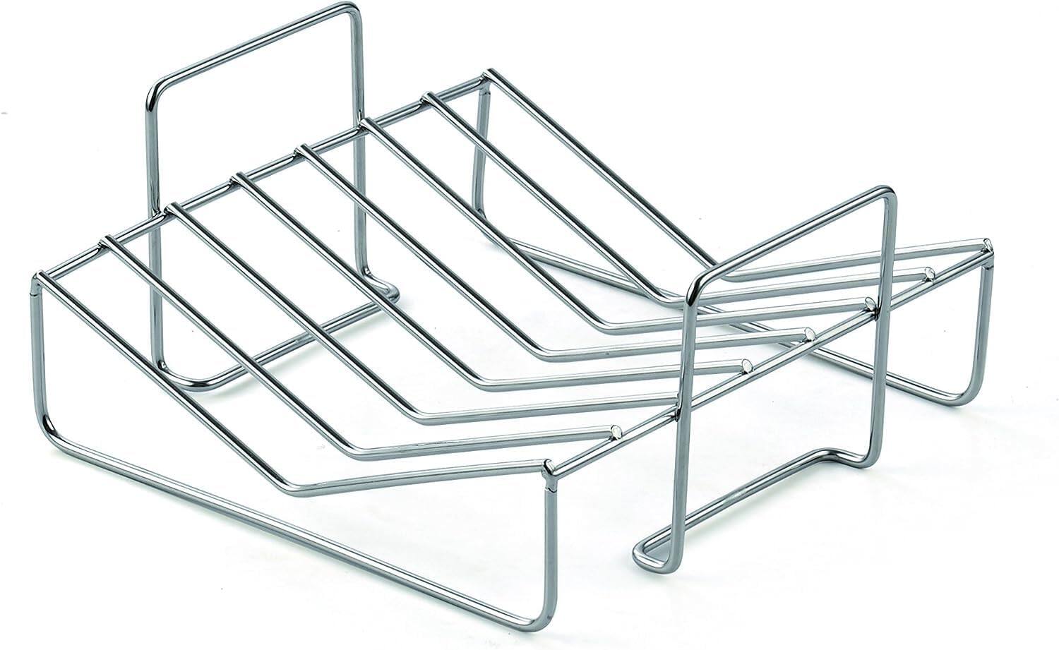 Back. Cooks Standard - Classic 14 x 12 Inch S/S Roaster Pan W/V-Shaped Rack, Turkey Roasting Pan w/Rack, Large Capacity, Oven & Dishwasher Safe - stainless steel.