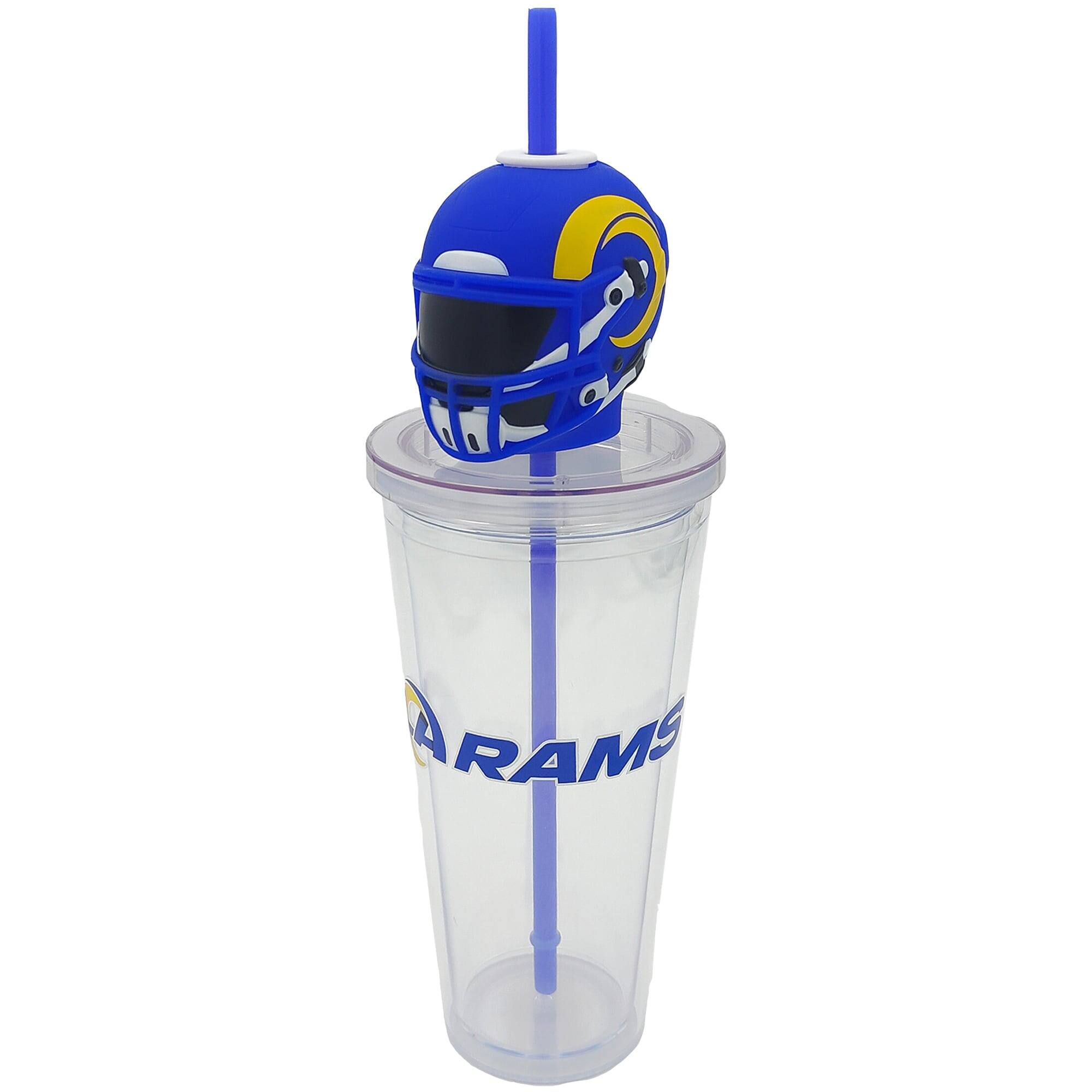 Alt View 1. Pegasus - Los Angeles Rams Mascot Lid 24oz. Sipper Cup - Multicolor.