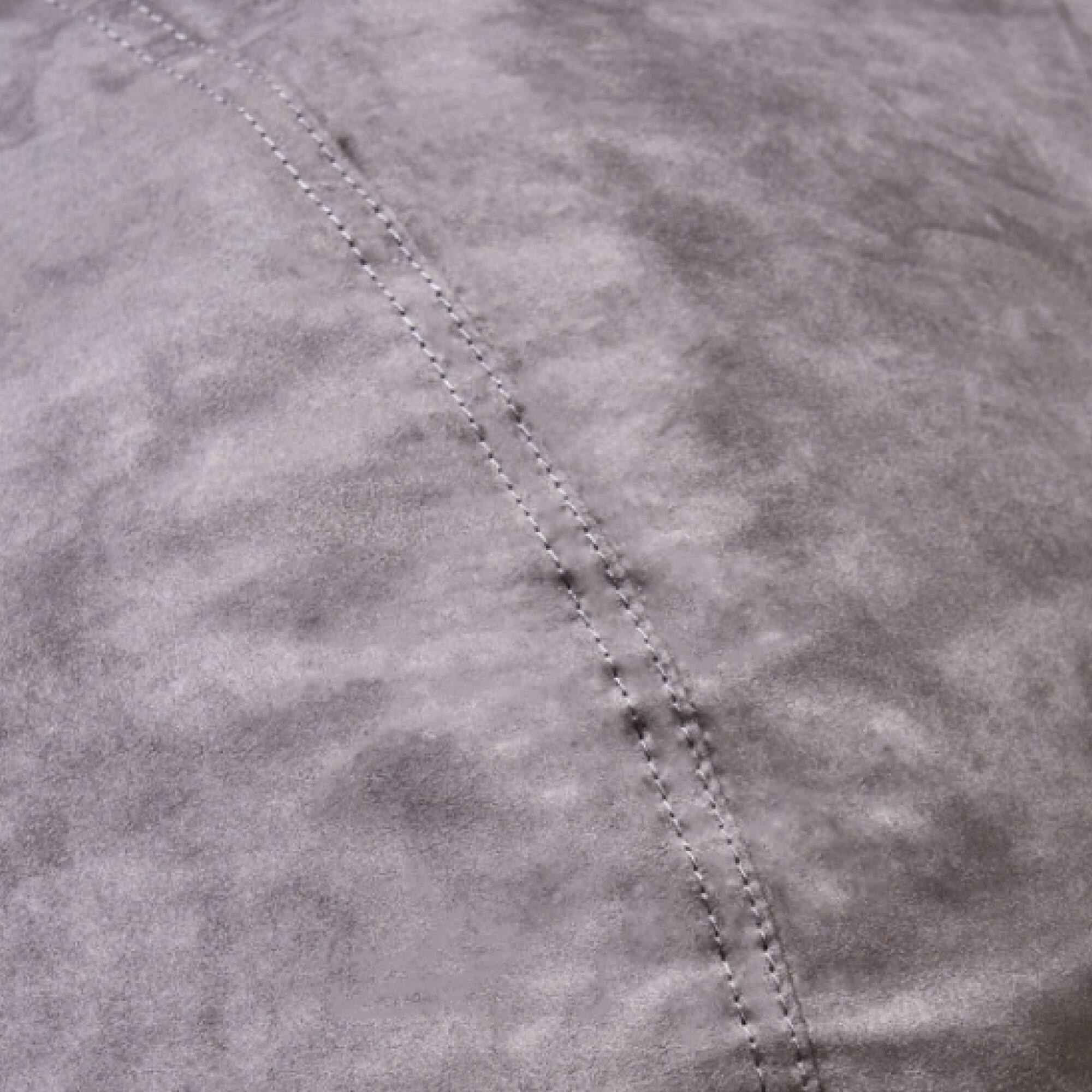 Back. GOODSILO - Premium Suede Cylindrical Bean Bag Chair for Ultimate Comfort and Style in Contemporary Living Spaces - Charcoal.