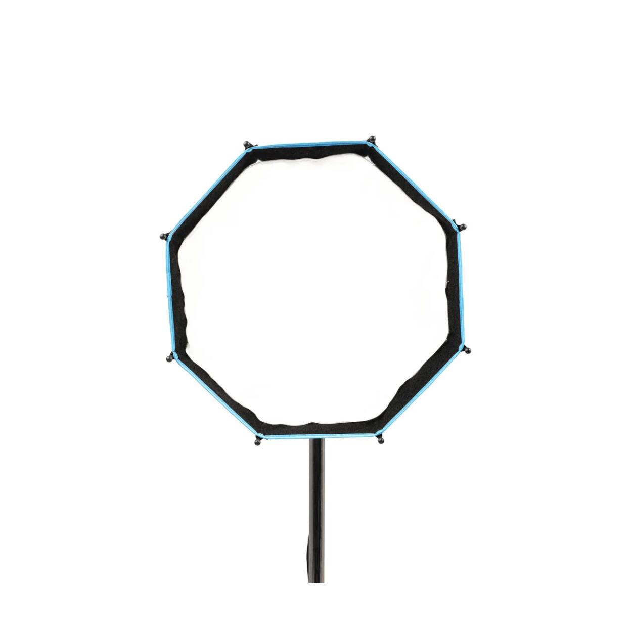 Left. NANLITE - Nanlite 40cm Octagonal Softbox for FM-Mount LED Lights.