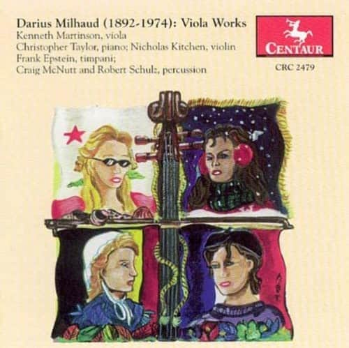 Milhaud / Martinson - Sonata 1 for Viola and Pia  - COMPACT DISCS
