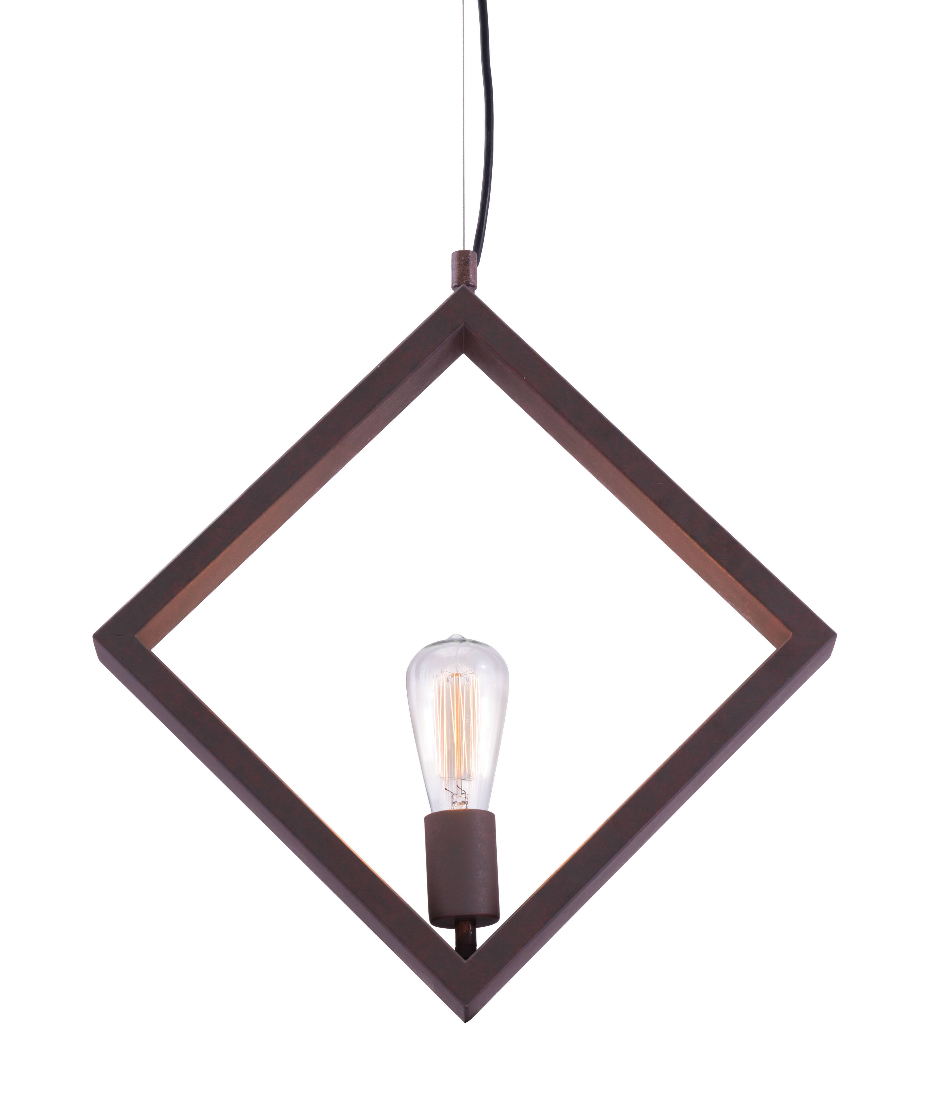 Back. Hivvago - Rotorura Ceiling Lamp Rust - Rust.