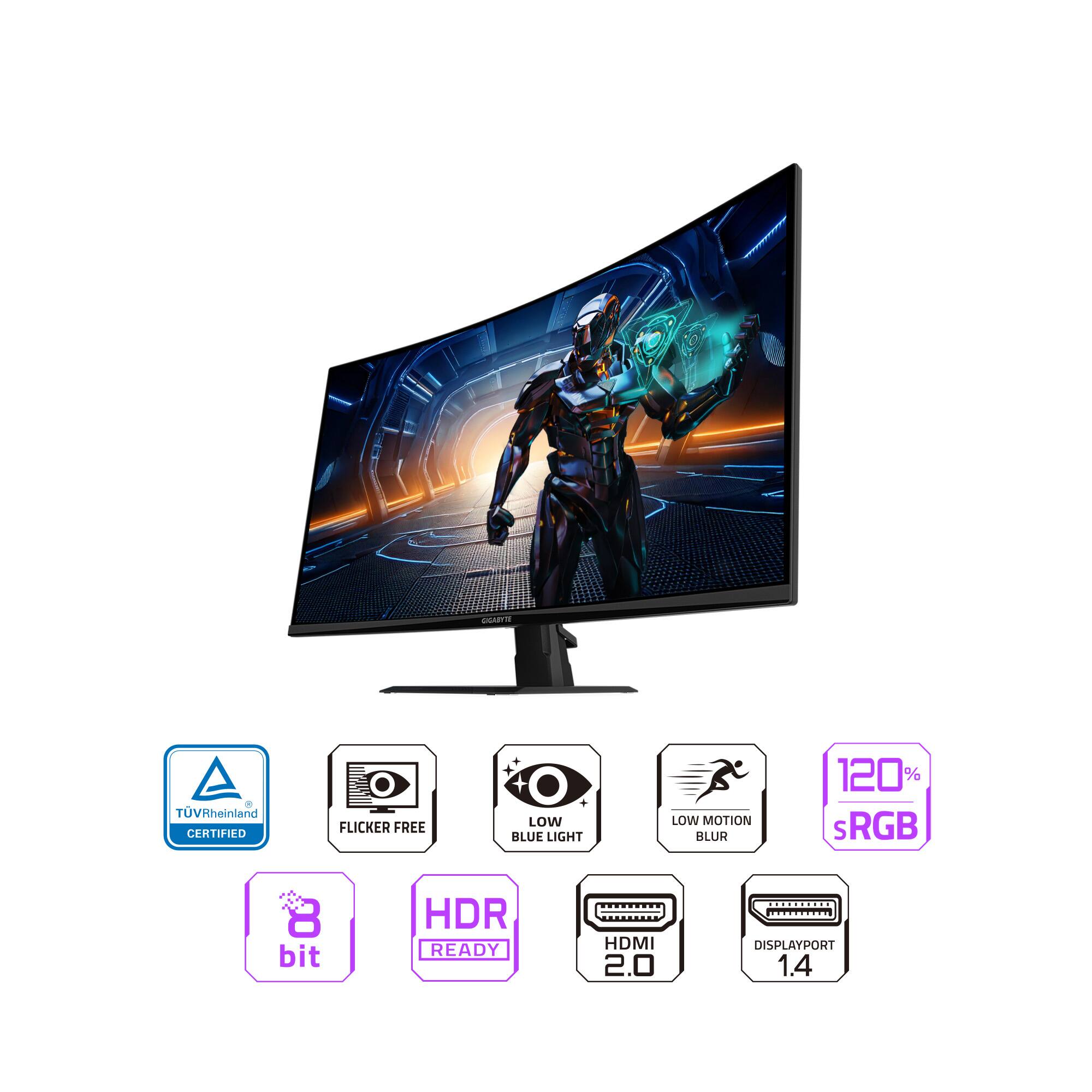 - TÜV Rheinland Certified
- Flicker Free
- Low Blue Light
- Low Motion Blur
- 120% sRGB
- 8-bit HDR Ready
- HDMI 2.0
- DisplayPort 1.4