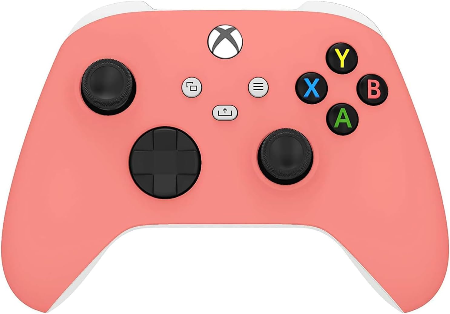 Front. Custom Controllerzz - Custom Wireless Controller for Xbox Series X|S, Xbox One, & PC - Coral.