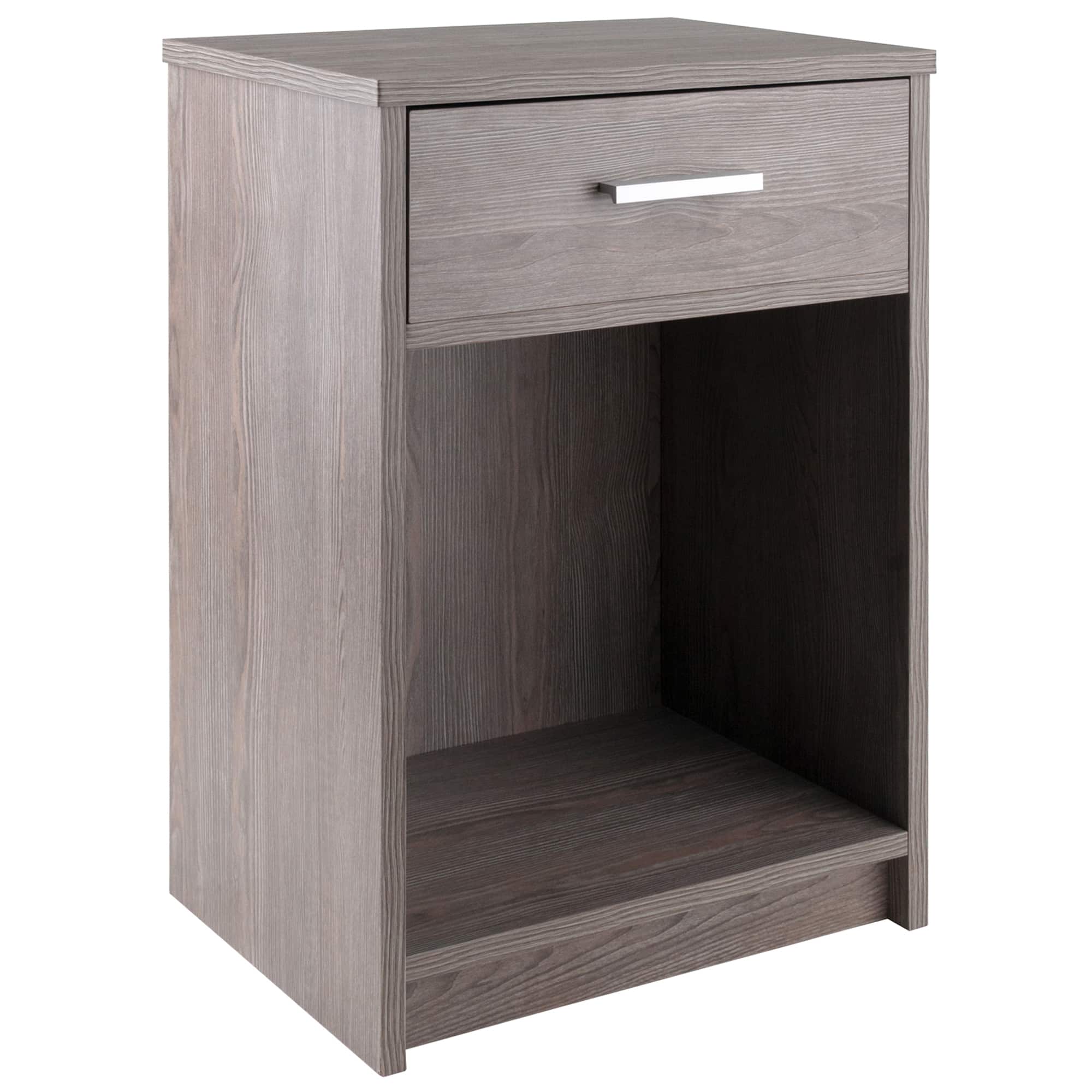 Winsome Wood - Rennick Accent Table, Nightstand - Ash Gray