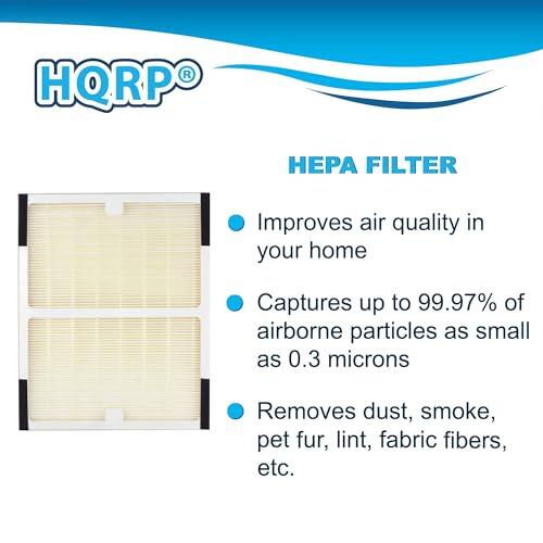 HQRP®

HEPA FILTER

- Improves air quality in your home
- Captures up to 99.97% of airborne particles as small as 0.3 microns
- Removes dust, smoke, pet fur, lint, fabric fibers, etc.