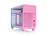 Angle. Thermaltake - TR100 SFF mITX Mini Tower PC Case with PCIe 4.0 Riser Cable Included - Bubble Pink.