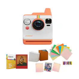 Polaroid - Now Generation 3 Analog Instant Camera with Color Film Bundle - Coral