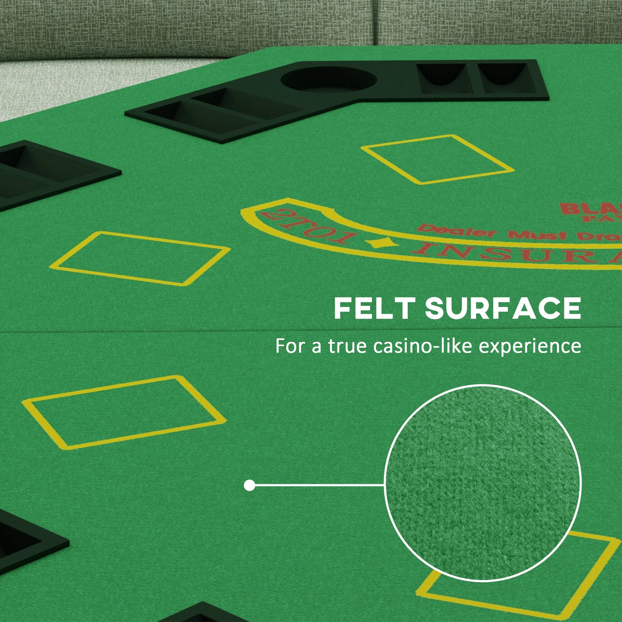 BLA PA 2TO1 Dealer Must Draw INSUR

FELT SURFACE

For a true casino-like experience