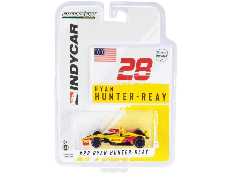 GREENLIGHT  
INDYCAR  
28  
RYAN HUNTER-REAY  
#28 RYAN HUNTER-REAY  
8+  
1:64  
1 Trading Card  
NTT INDYCAR SERIES