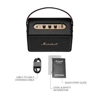 Marshall Kilburn III Portable Wireless Bluetooth Speaker with Bass Marshall Kilburn III Portable Wireless Bluetooth Speaker with Bass