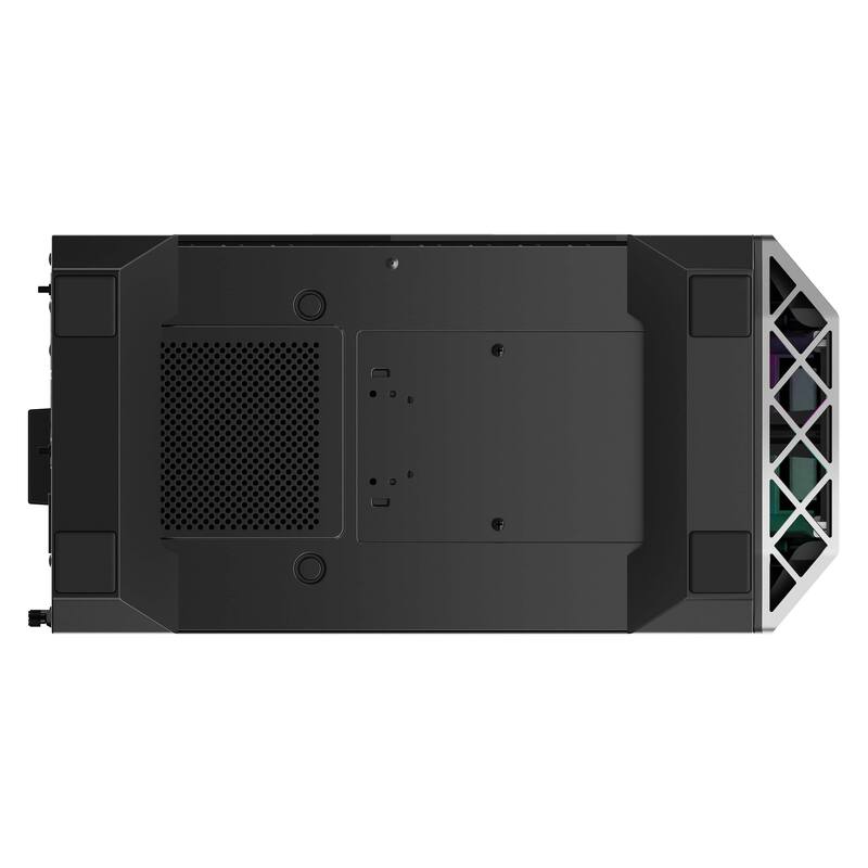 Alt View 4. Lenovo - Lenovo LOQ Gaming Tower,AMD Ryzen 7 8745HX,64GB RAM,2TB SSD,GeForce RTX 5060 Ti,Win 11 Pro,Gray - Gray.