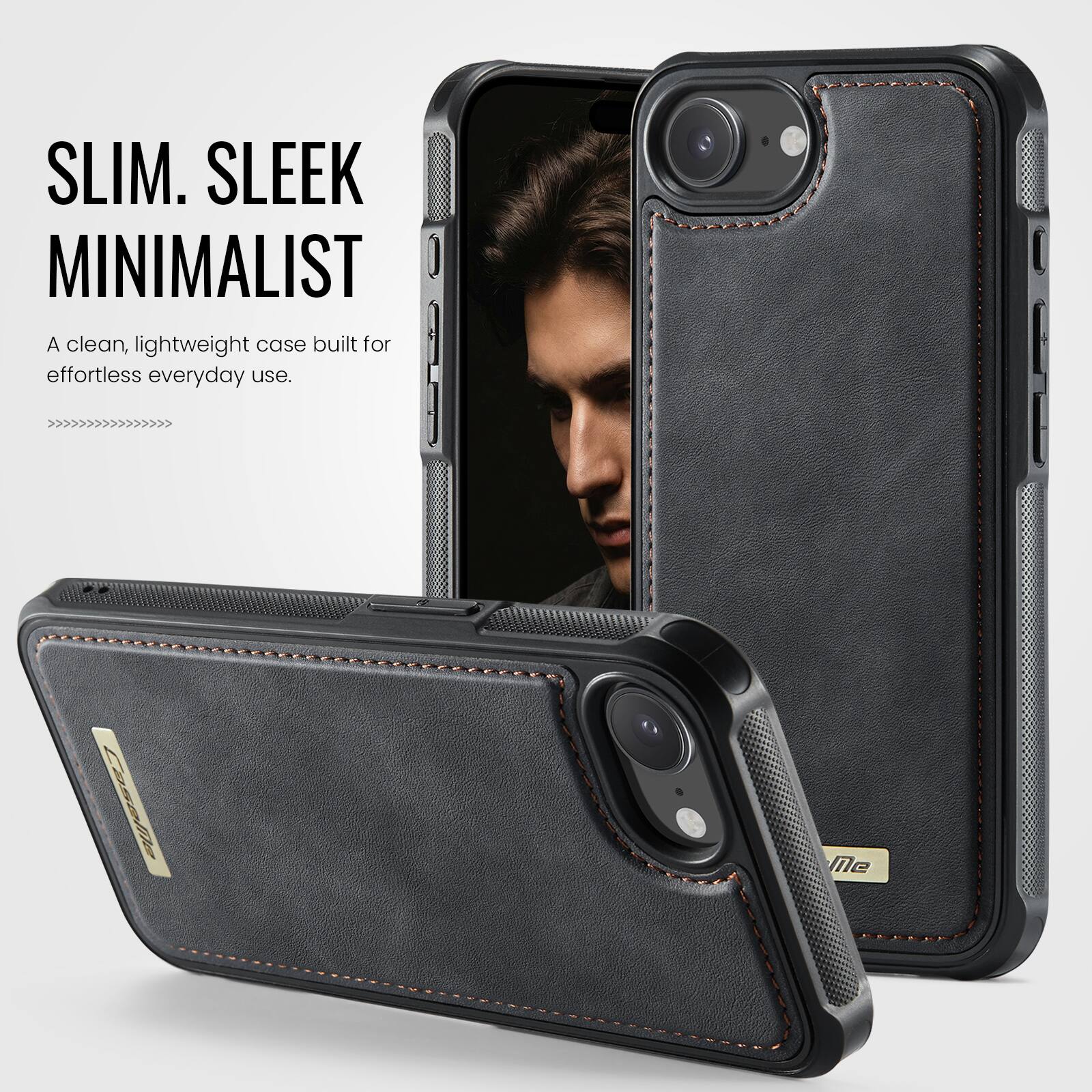 SLIM. SLEEK MINIMALIST  
A clean, lightweight case built for effortless everyday use.