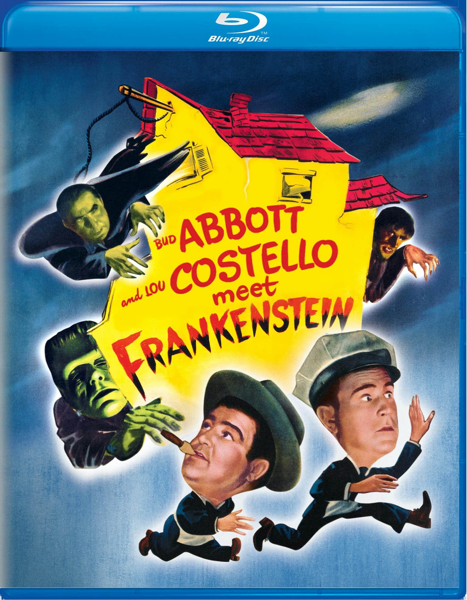 Front. Abbott and Costello Meet Frankenstein (Blu-ray New Box Art) [Blu-ray].