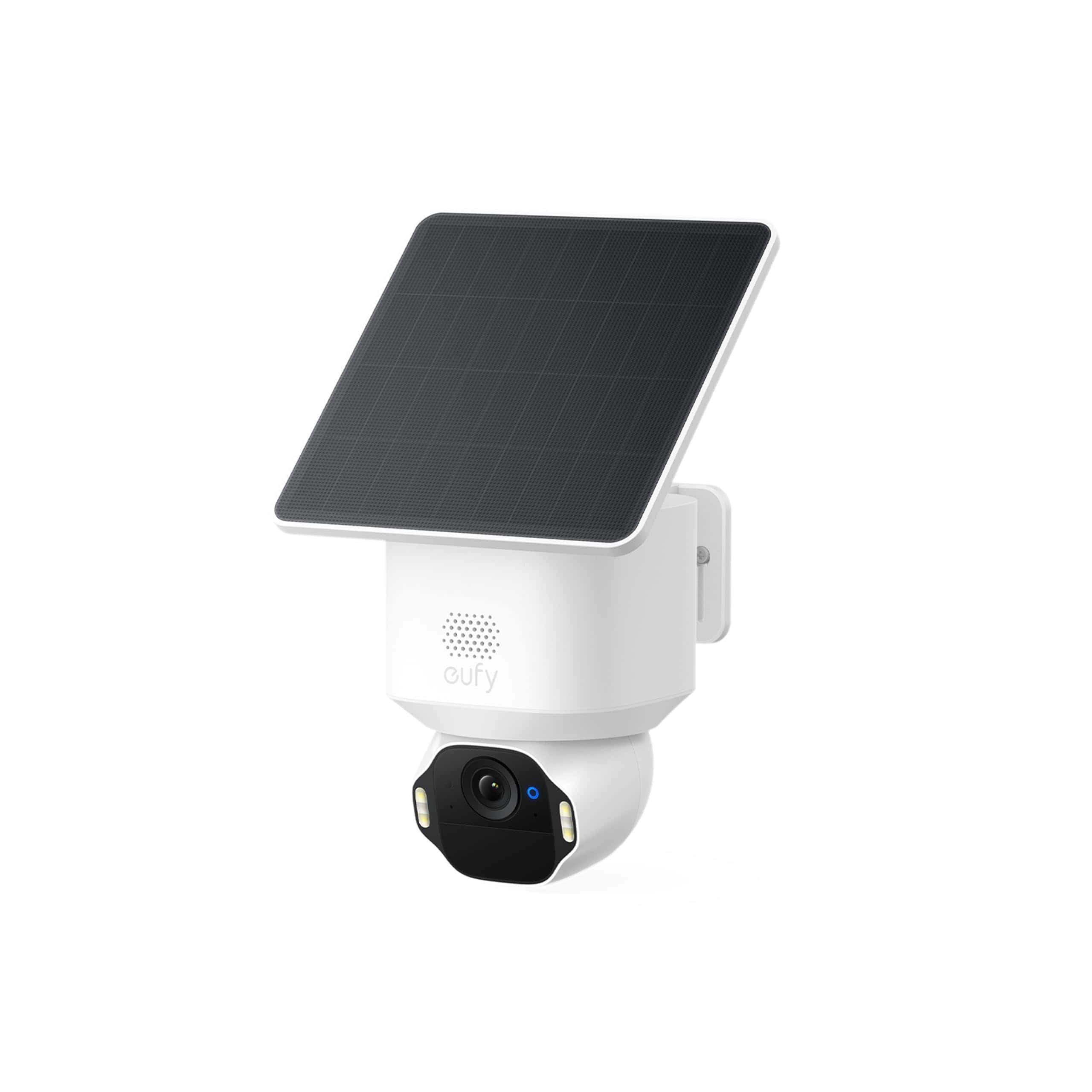 eufy - SoloCam E42, 4K Security Camera Wireless Outdoor, Solar Powered, AI Tracking, Pan/Tilt, Strobe, Face ID, 16TB Local