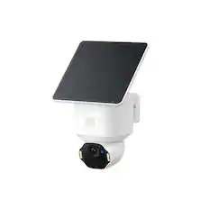 Front. eufy - SoloCam E42, 4K Security Camera Wireless Outdoor, Solar Powered, AI Tracking, Pan/Tilt, Strobe, Face ID, 16TB Local.