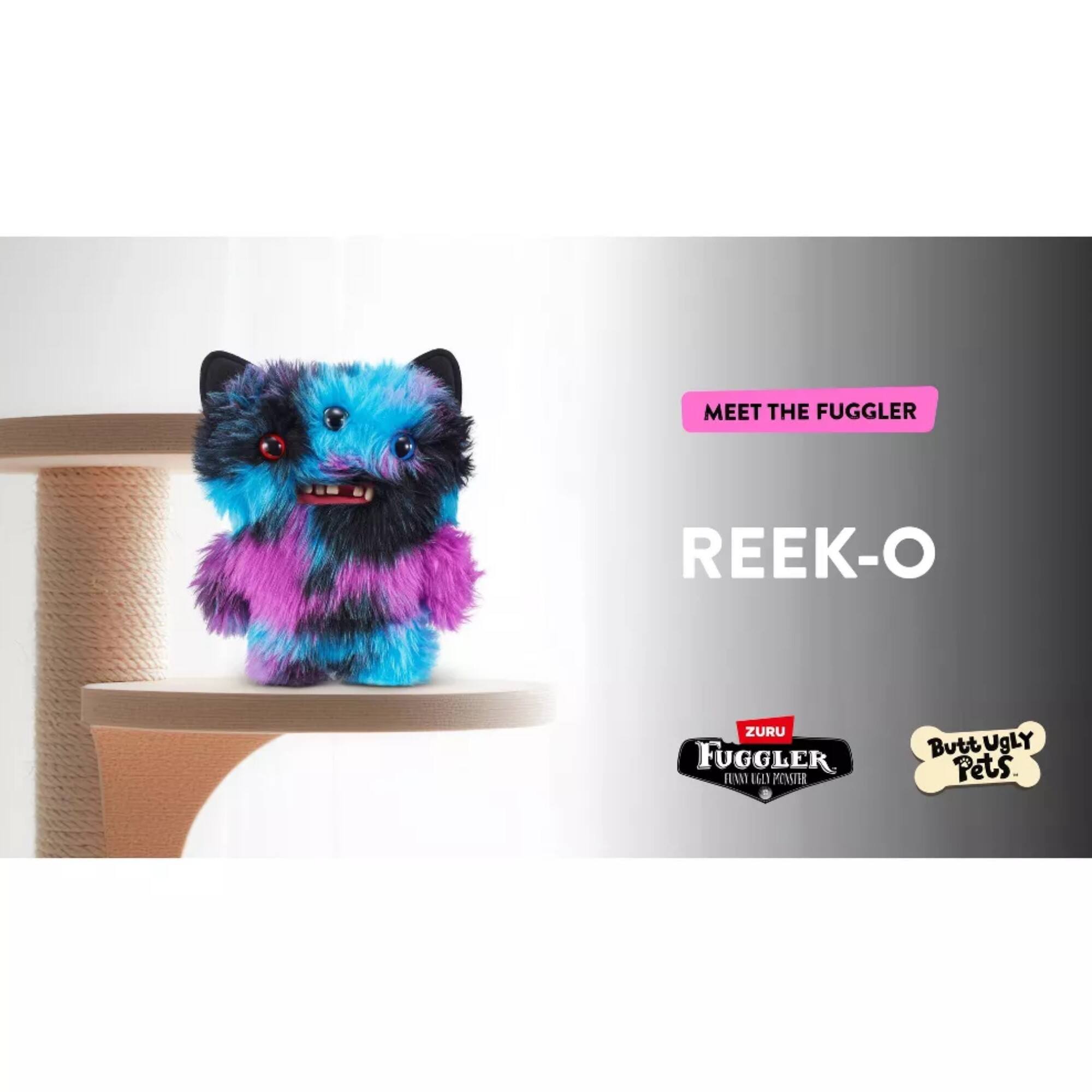 MEET THE FUGGLER  
REEK-O  
ZURU FUGGLER  
Butt Ugly Pets