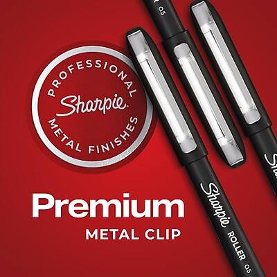 PROFESSIONAL Sharpie  
METAL FINISHES  

Premium  
METAL CLIP  

Sharpie ROLLER 0.5