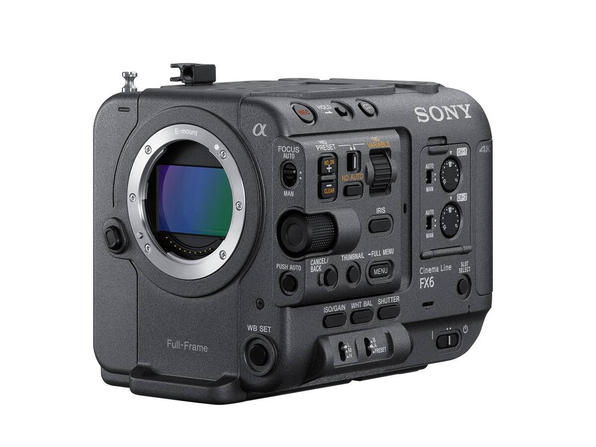 Sony FX6 Cinema Line Full Frame Camera Body Black ILMEFX6V - Best Buy