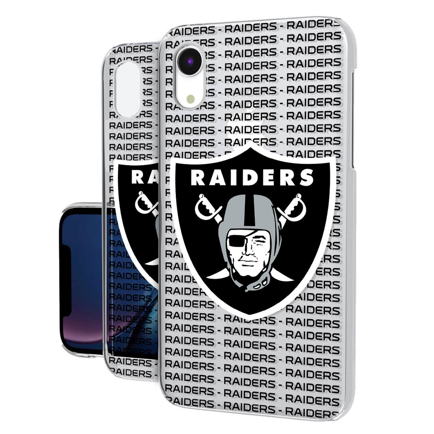 Keyscaper - NFL - Las Vegas Raiders iPhone Clear Text Backdrop Design Case - 15 Plus - Multicolor price history on PriceWatchPro