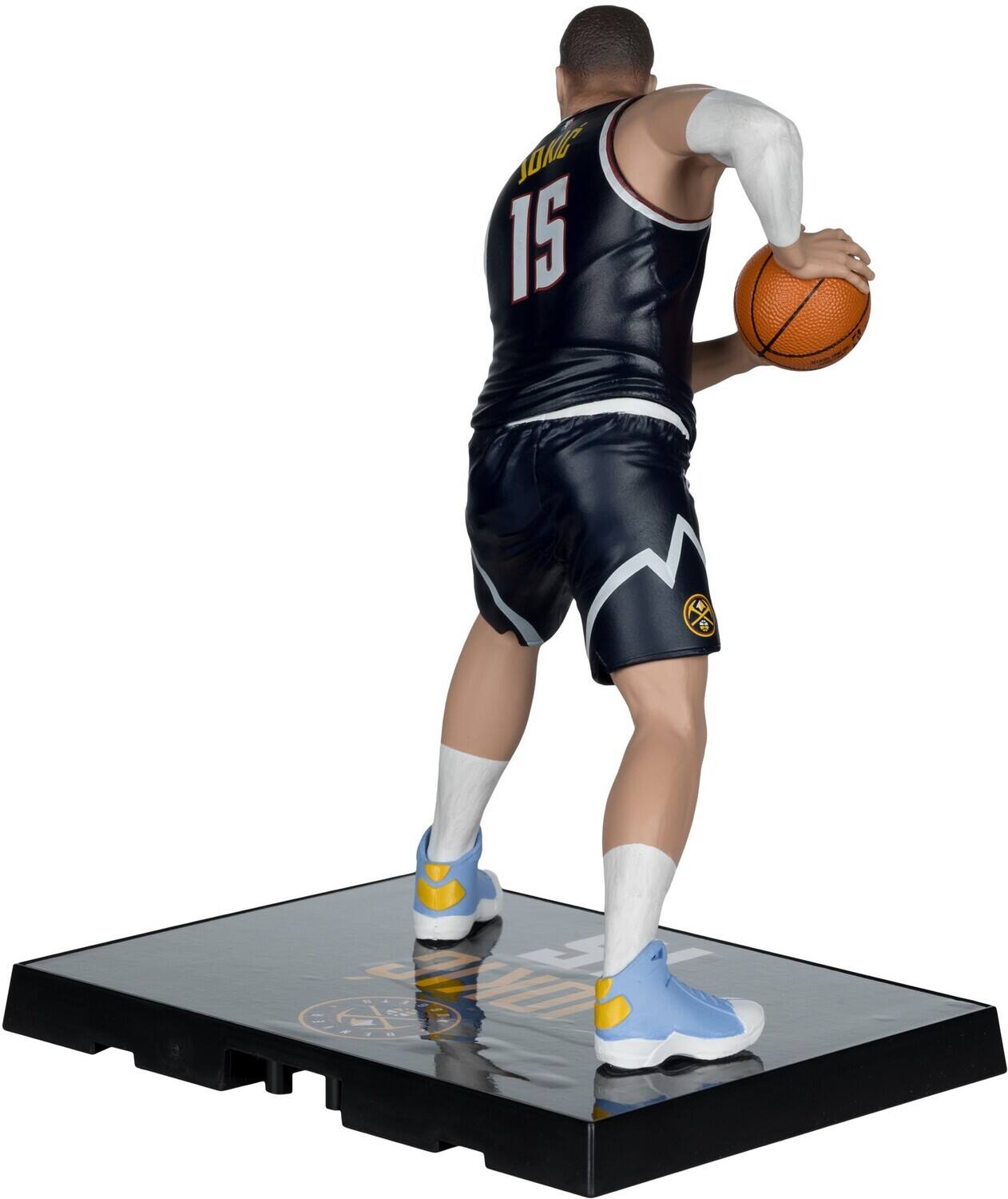 Alt View 3. McFarlane Toys - McFarlane's SportsPicks - NBA 7" Posed Figure - Nikola Jokic (Denver Nuggets)   - COLLECTIBLES - Multicolor.