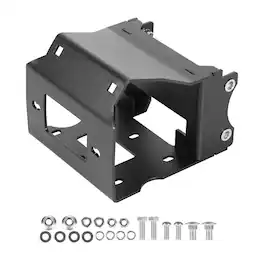 VEVOR - Winch Mount, Winch Capacity of 2000-3600 lbs, Trailer Hitch Winch Mount for Select Polaris Sportsman Models - Black