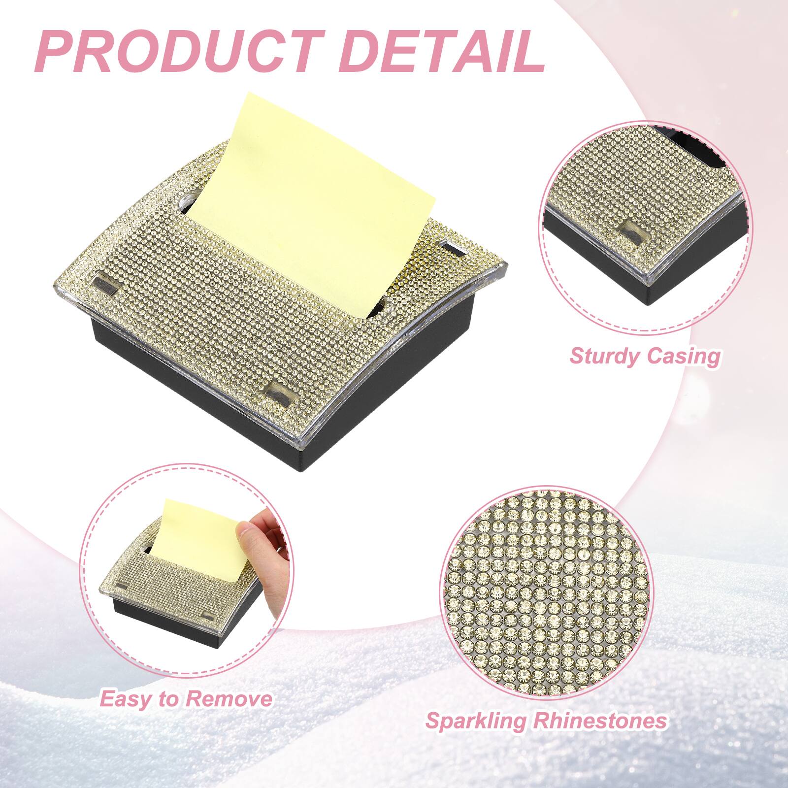 PRODUCT DETAIL

- Sturdy Casing
- Easy to Remove
- Sparkling Rhinestones