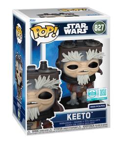 Funko - Pop!-Limited Edition-Star Wars-Mandalorian & Grogu-Keeto # 827