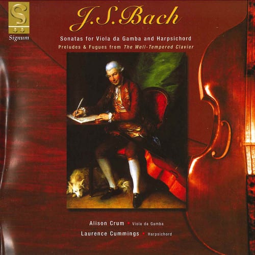 Alison Crum - Sonatas Viola Da Gamba & Harpsichord BWV 1027-1029  - COMPACT DISCS
