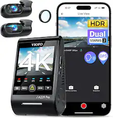 10:37 5G Live View
VIOFO A229 Pro
4K
1440P 30fps
HDR
Dual STARVIS 2
GPS
Wi-Fi
MIC
PWR
REC
Snapshot
Switch Camera