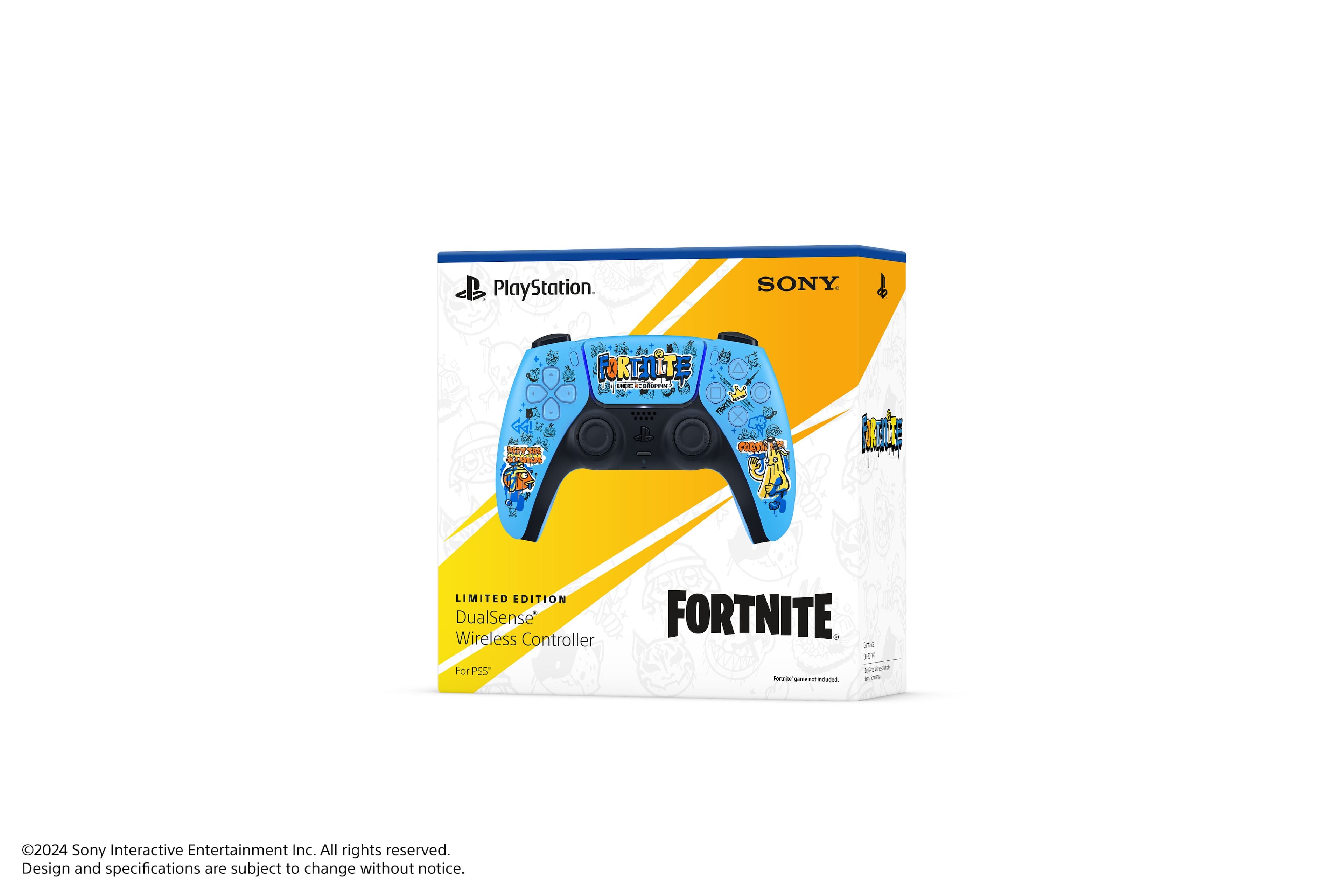 PlayStation Fortnite Limited Edition DualSense Wireless Controller for PS4.