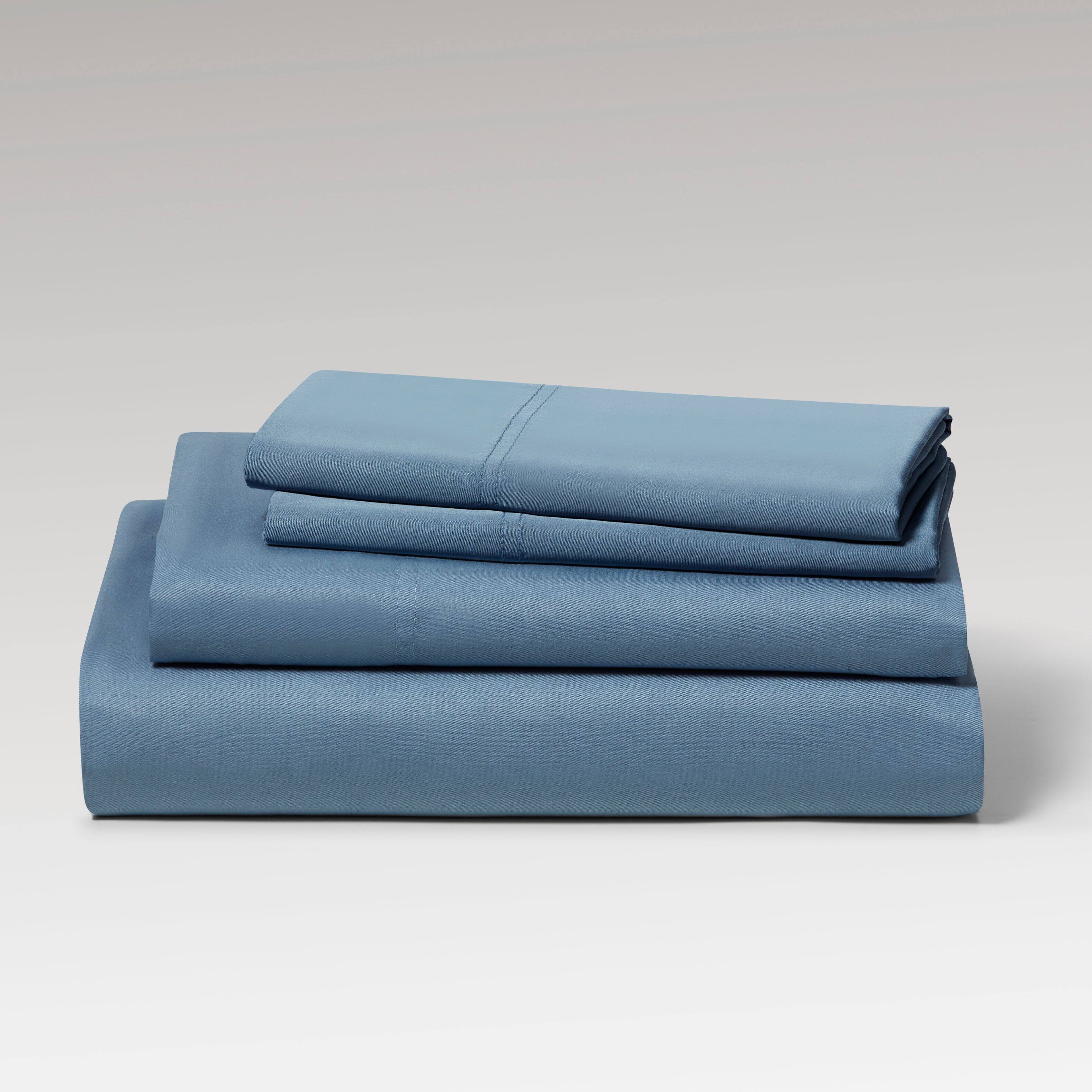 Alt View 1. Kathy Ireland - Kathy Ireland 300 Thread Count 100% Bamboo Sheet Set - Denim.