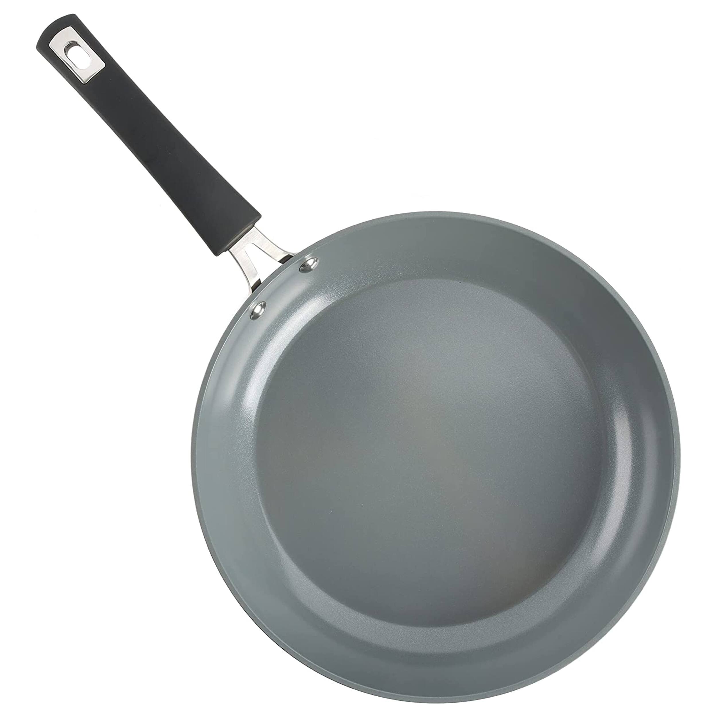 Alt View 2. Gibson - Kenmore Arlington 8 Inch Nonstick Aluminum Frying Pan in Black Diamond - Black.