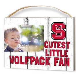 Jardine - NC State Wolfpack 8'' x 10'' Cutest Little Weathered Logo Clip Photo Frame - White