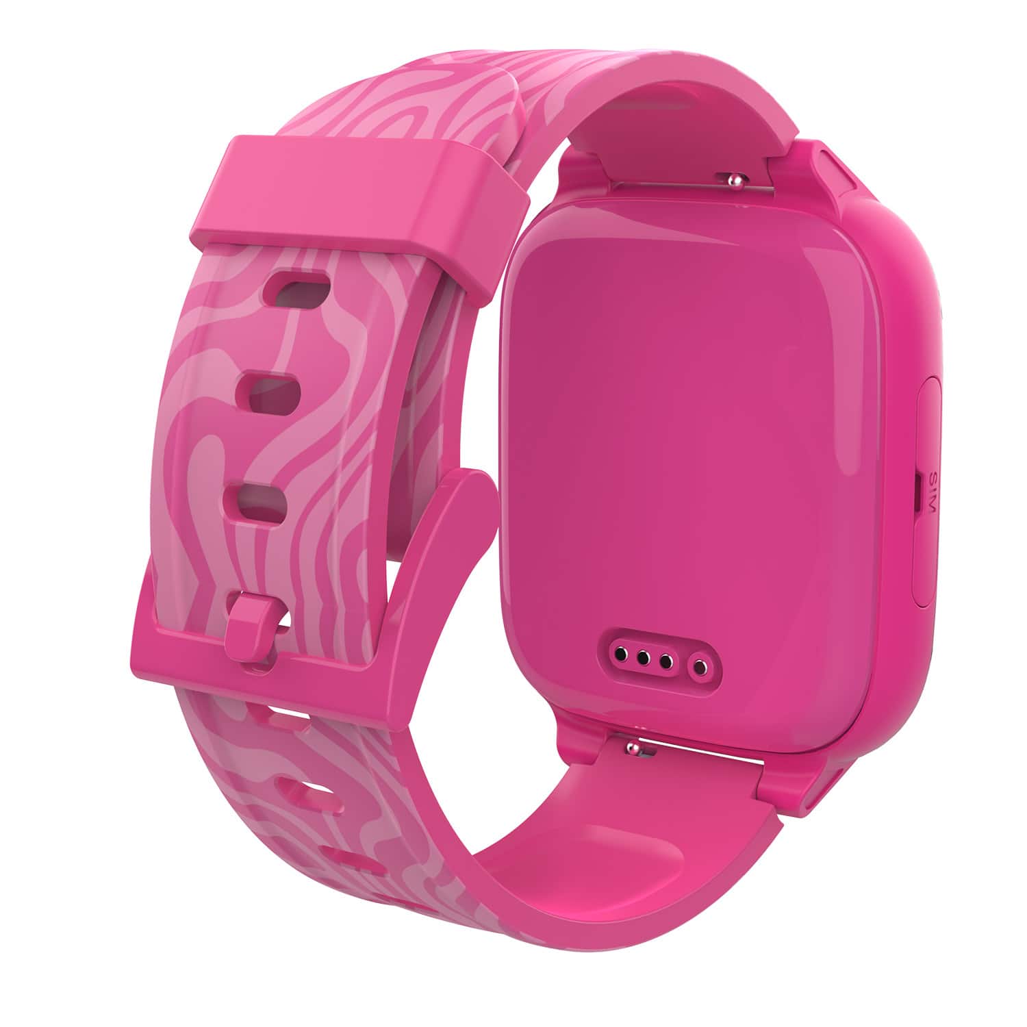 Back. Xplora - Kids’ XGO3 Jungle Edition (GPS + Cellular) Smart Watch Calls, Messages, SOS, GPS Tracker, Camera, Step Counter, SIM Card - Pink.