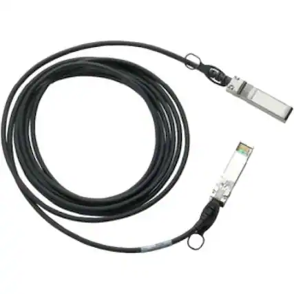 Front. Cisco Consumer Products - Cisco 5-m 10G SFP+ Twinax Cable assembly, Passive - 16.40 ft Twinaxial Network Cable for Network Device - First End: 1 x.
