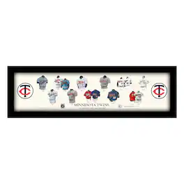 Sporticulture - Cooperstown Collection Framed Uniform Heritage Art Print - Multicolor