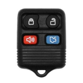 Car Keys Express - Ford Keyless Entry Remote - 4 Buttons (Lock, Unlock, Trunk, and Panic) - Black