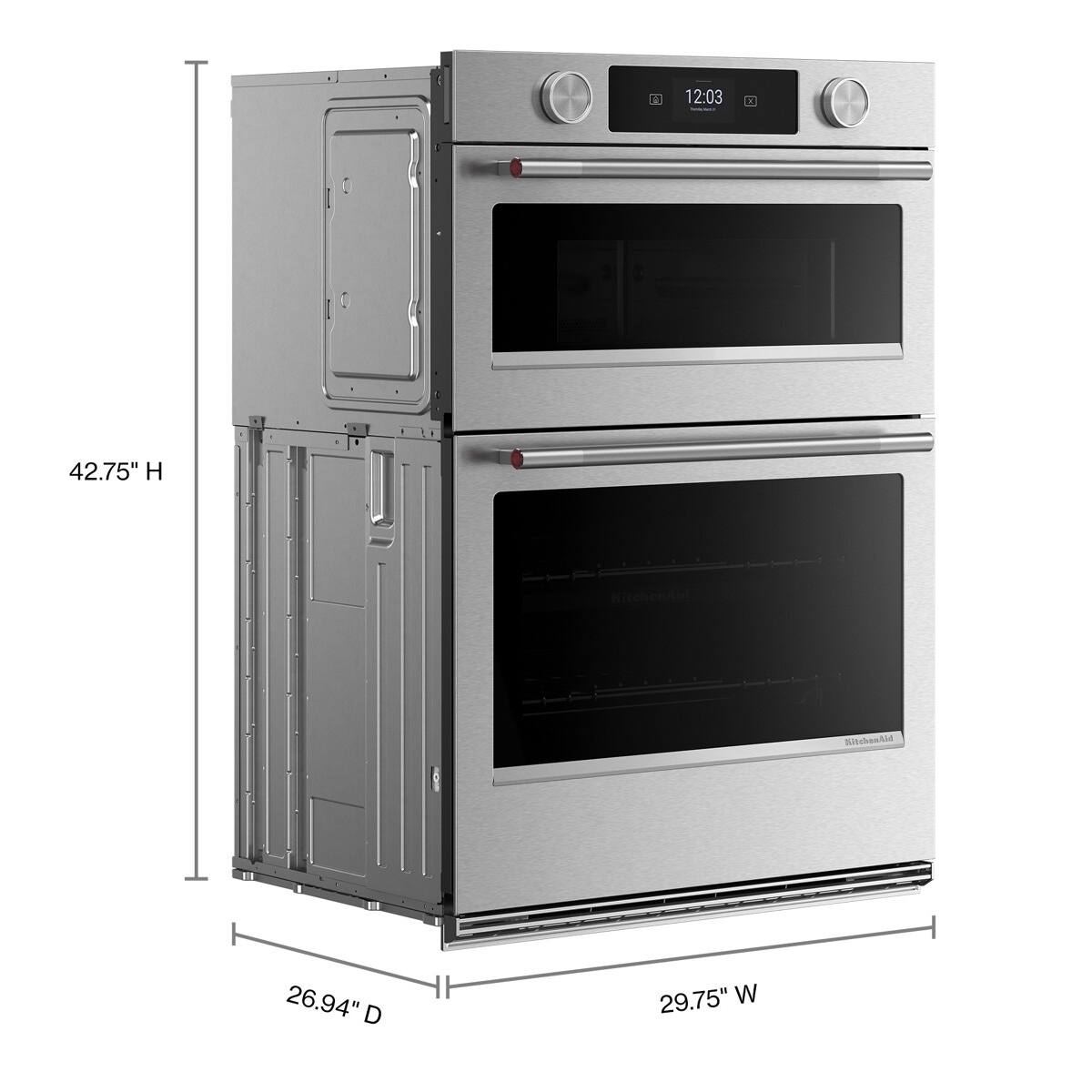 P 12:03 42.75" H KitchenAid 26.94" D 29.75" W