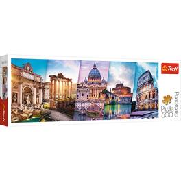 Trefl - Red 500 Piece Panorama Puzzle - Traveling to Italy / Fotolia