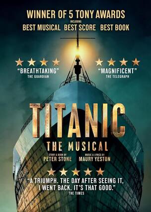 Front. Titanic The Musical - DVD.