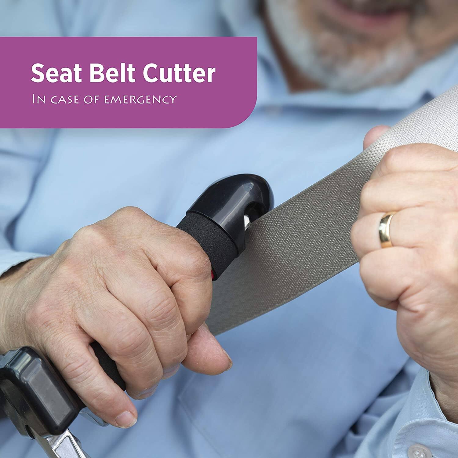 Seat Belt Cutter  
IN CASE OF EMERGENCY