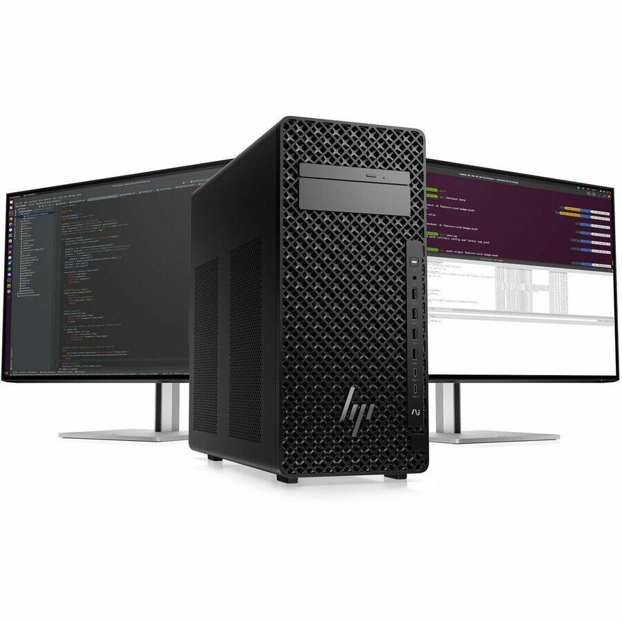 Alt View 7. HP - HP Z2 G1i Workstation - Intel Core Ultra 9 285 - 32 GB - 1 TB SSD - Tower - Black - Intel W880 Chip - Windows 11 Pro - Black.