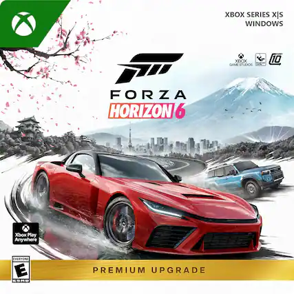 XBOX SERIES X|S WINDOWS
FORZA HORIZON 6
Xbox Play Anywhere
EVERYONE E SRB
PREMIUM UPGRADE - E (Everyone)