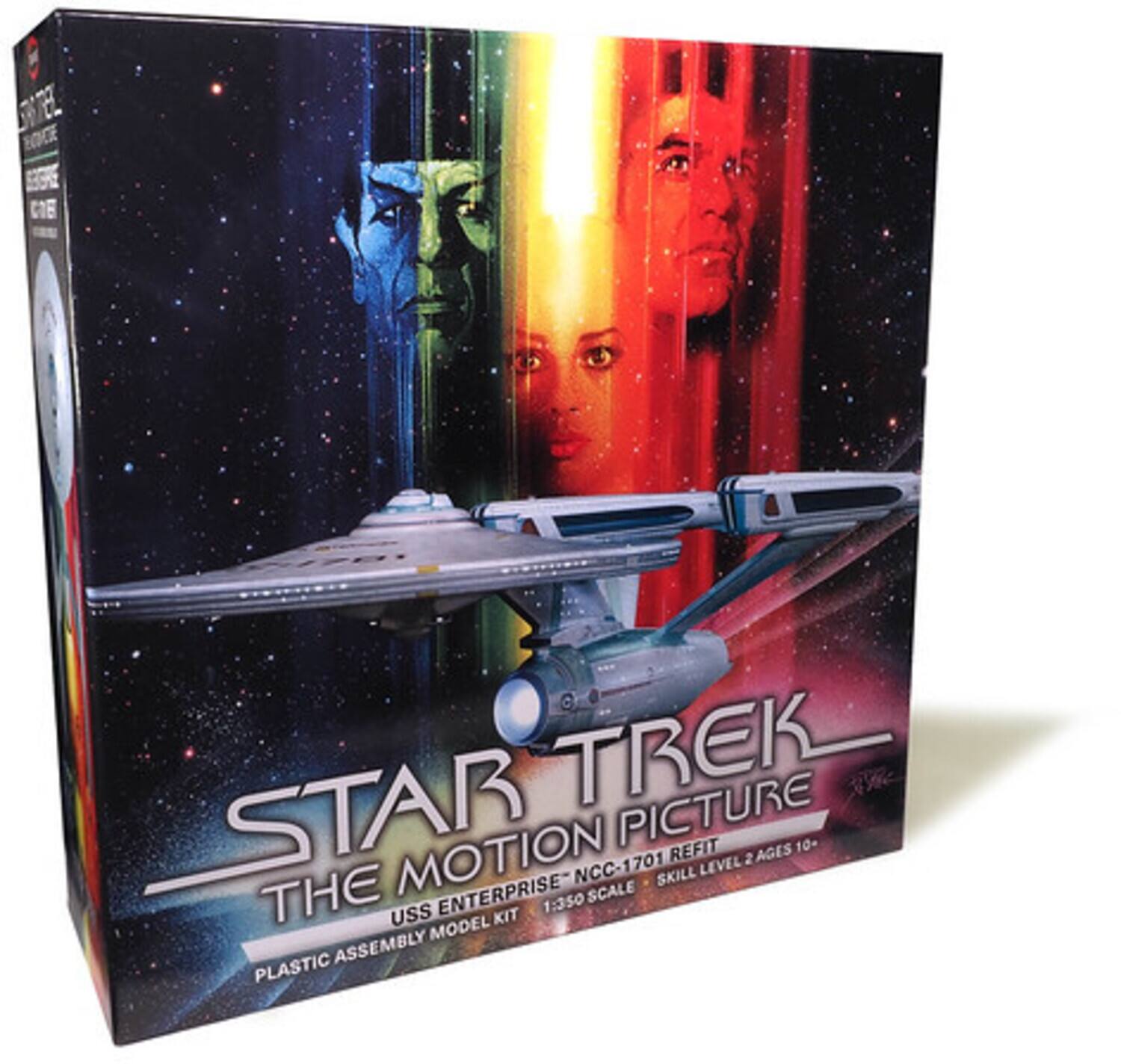 Star Trek: The Motion Picture  
USS Enterprise NCC-1701 Refit  
1:350 Scale  
Skill Level 2  
Ages 10+  
Plastic Assembly Model Kit