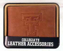 Rico Industries - Texas Tech Red Raiders Embossed Leather Billfold Wallet - Multi