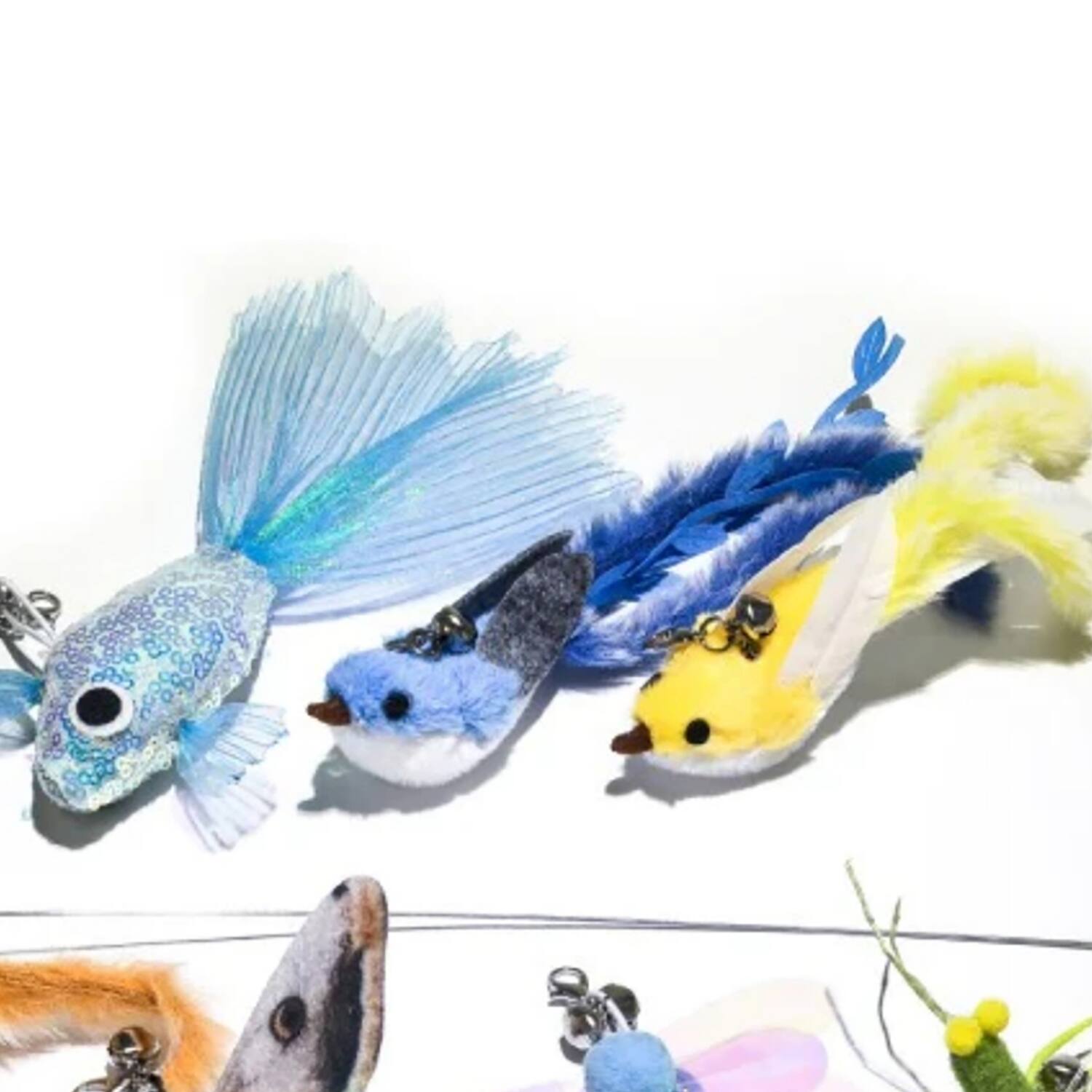 Left. Enabot - Eb2403311 Rola Mini Cat Toy Teaser Pack - Multicolored.