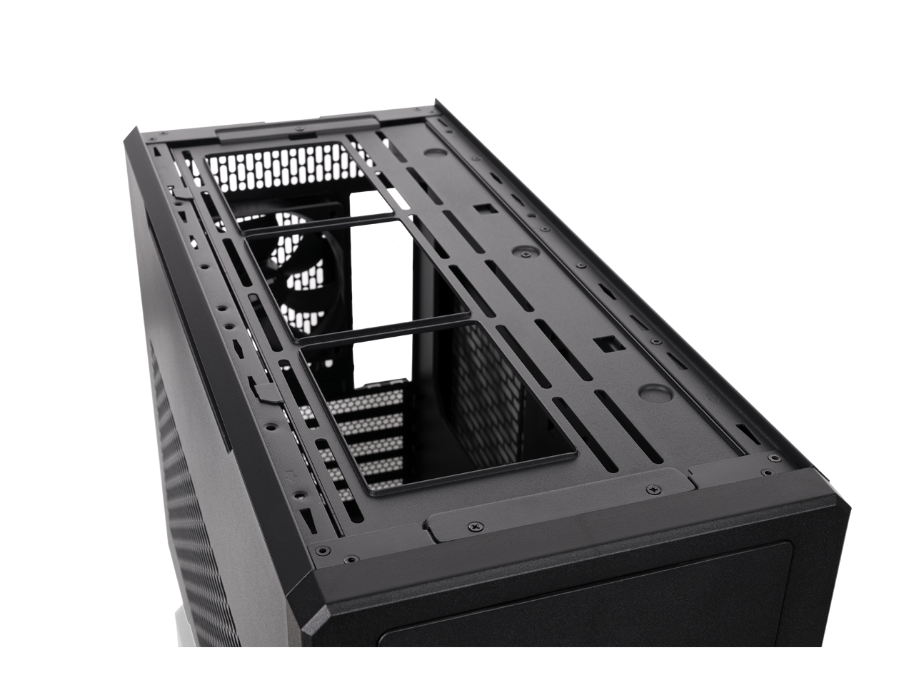 Alt View 10. Thermaltake - Thermaltake TR200; Micro Chassis; mATX/mITX; 360mm Rad; 365mm GPU; Black - Black.