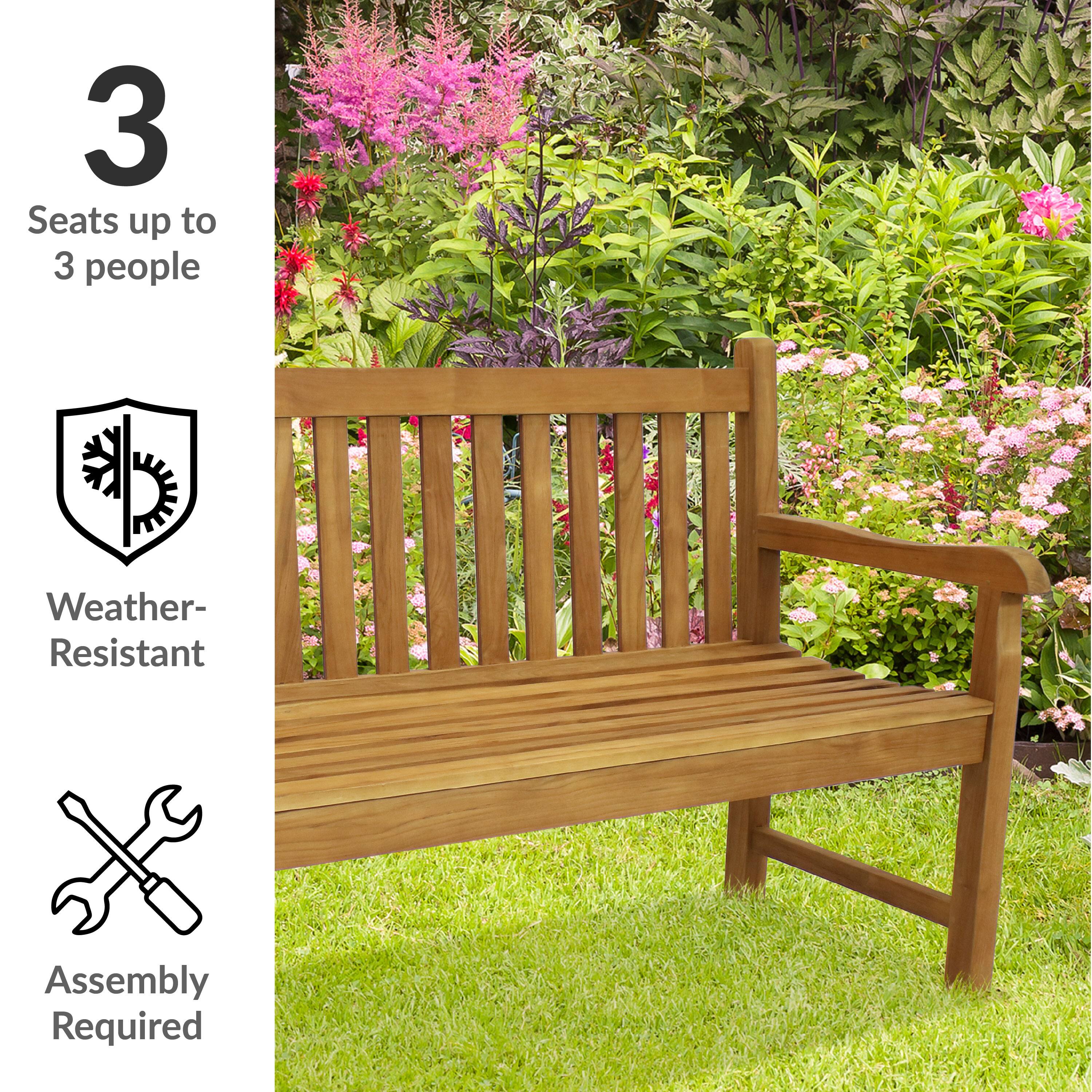 3 Seats up to 3 people  
Weather-Resistant  
Assembly Required