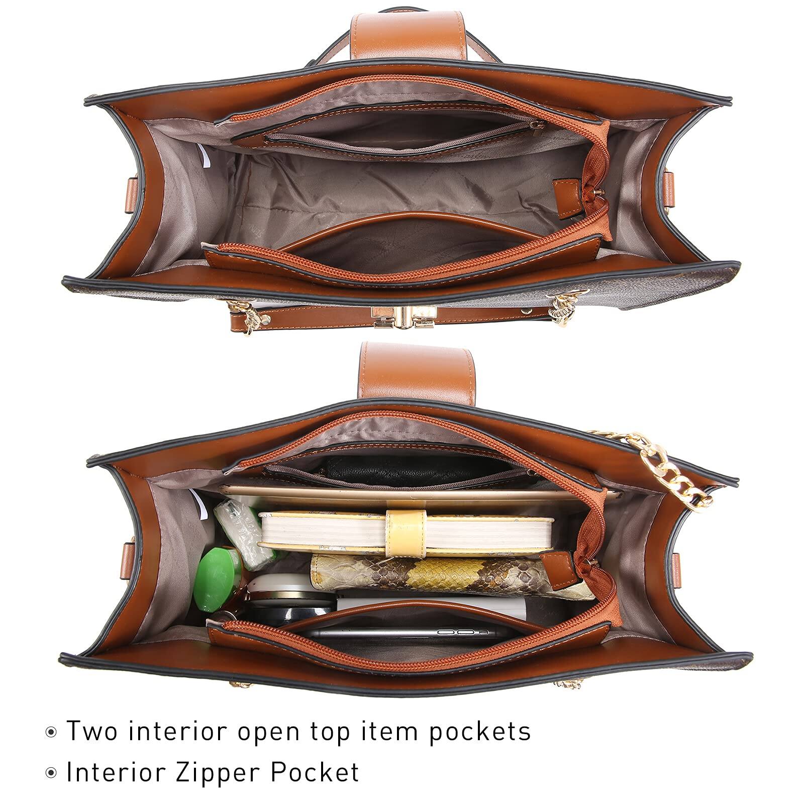 - Two interior open top item pockets
- Interior Zipper Pocket